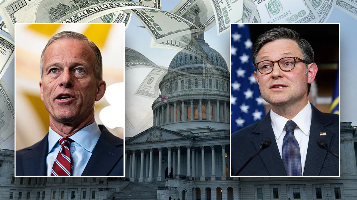 Thune i Mike Johnson