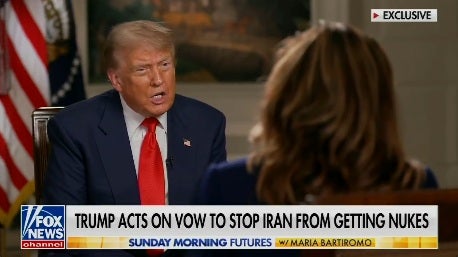 Donald Trump je u nedjelju uništen da je iranska opskrba obogaćenim nuklearnim materijalom uništena