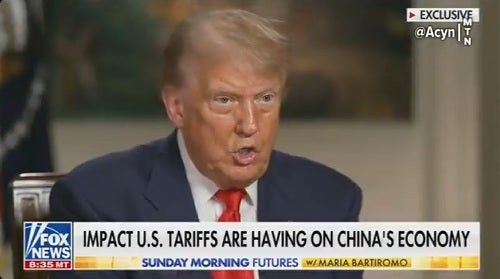 Činilo se da Donald Trump ukazuje da su njegove recipročne tarife u stvari bile