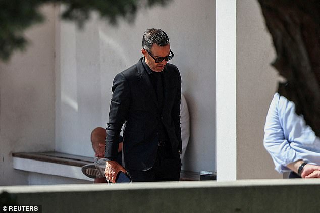 Diogo Jota's agent Jorge Mendes was in all black
