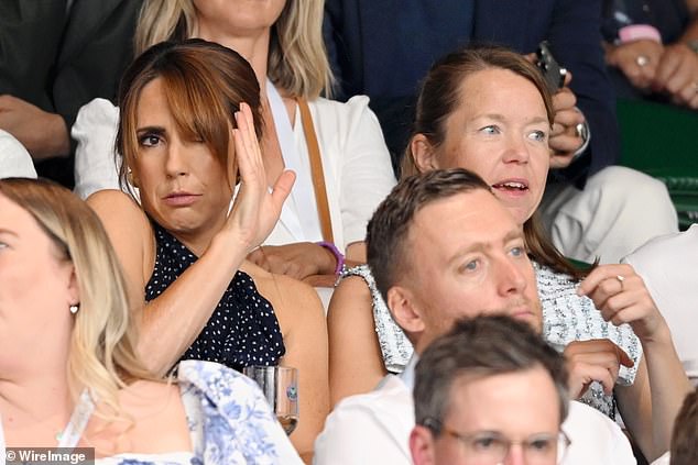 Alex Jones i Anna Maxwell Martin sudjeluju u šestom dan u Wimbledon Tenis Championship