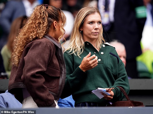 Boulter je viđen kako podržava njezinu ljepotu tijekom cijele dva tjedna na Wimbledonu, a par je prošle godine objavio uzbudljive vijesti da su bili zaručeni