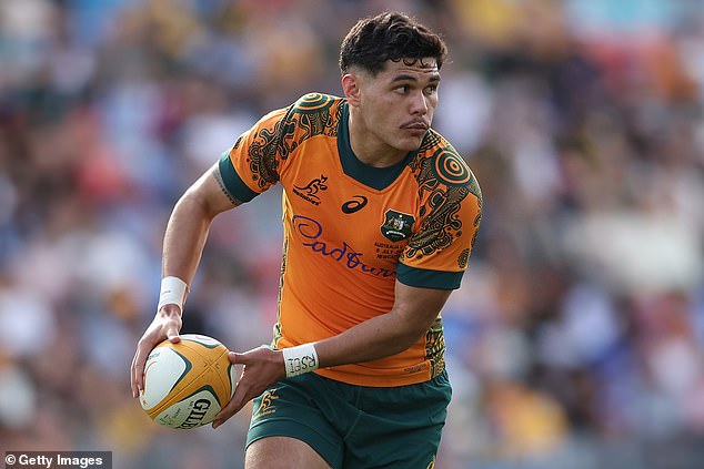 Činilo se da je bivši Brumbies muha pol pretrpjela ozljedu bičeva tijekom meča, udarajući glavu na pod