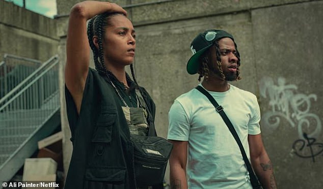U međuvremenu, Jasmine je igrala Jaqa (na slici lijevo) u hit show Top Boy između 2019. i 2023. godine