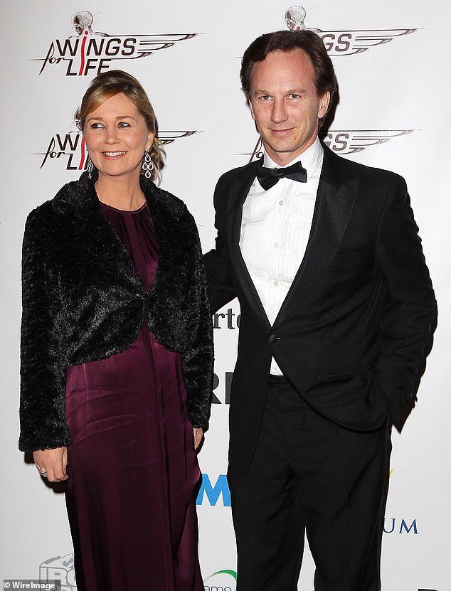 Christian Horner sa svojom bivšom suprugom Beverly Allen tijekom večere u jednoj Marylebone 2013
