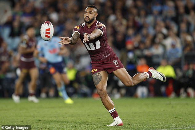 Unatoč skandalu i njegovom otvaranju očiju kreće se s krila do fullback-a, 'čekić' je bio jedan od najboljih Queenslanda u srijedu navečer