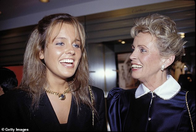 Sonia je imala napetu vezu sa svojom kćeri Deborah. Na slici 1992