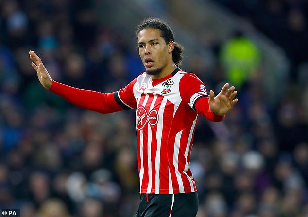 Southampton bought Van Dijk for £13m before selling him for £75m to Liverpool