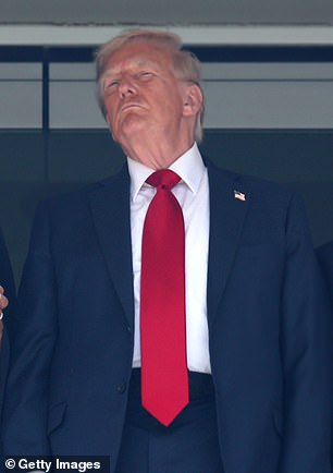 Trump je prikazan u nedjelju u New Jerseyju