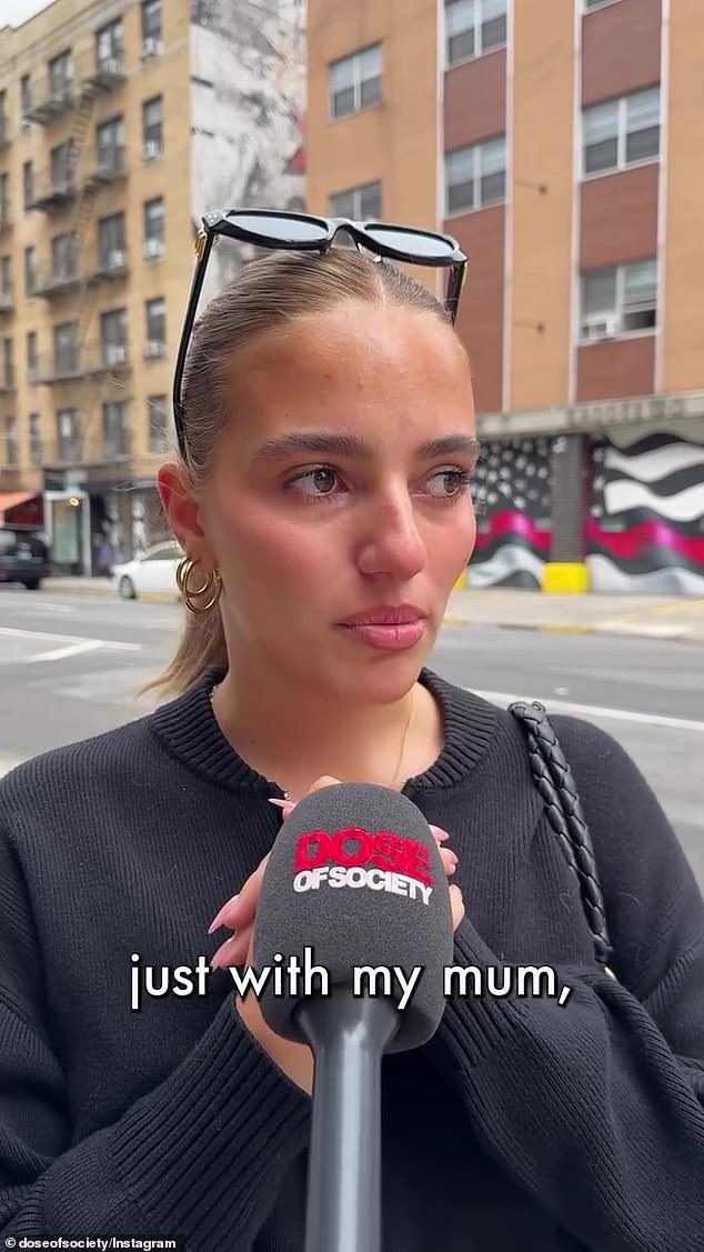 Prošli tjedan 19-godišnjakinja se raspala tijekom Tiktok Vox pop videozapisa dok je otkrila da joj je sipofz