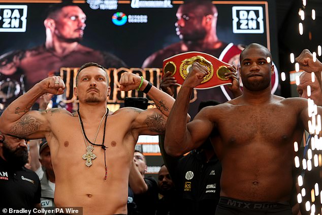 Obraniti prvaka USYK-a i Duboisa prikazanih u petak u vaganju na Boxpark Wembley