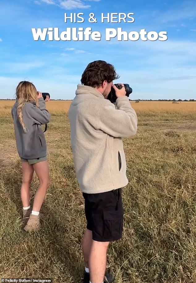 Cam - koji se druži s Tashom od svibnja - još uvijek se nalazi na njegovom bivšoj Instagram mreži, uključujući snimke s njihovog putovanja u Keniju prošle godine, gdje su uživali u safariju.