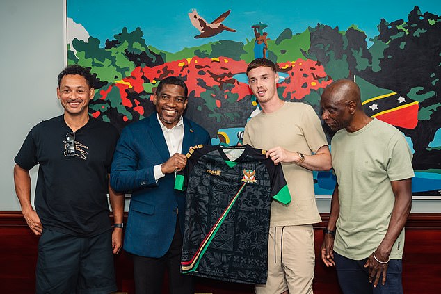 Palmer je prošlog tjedna posjetio svoju domovinu predaka St Kitts i Nevis, sastajući se s premijerom