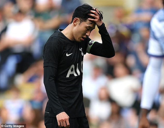 Sin Heung-min, čija je budućnost neizvjesna, izgledao je zahrđalo i mogao bi napustiti klub