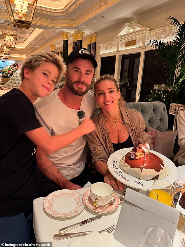 'Sretan rođendan @Elsapataky! Hvala vam što ste nevjerojatni čovjek i svake godine nastavljajući mi omogućiti da pojedem ogromnu većinu kolača ', napisao je post