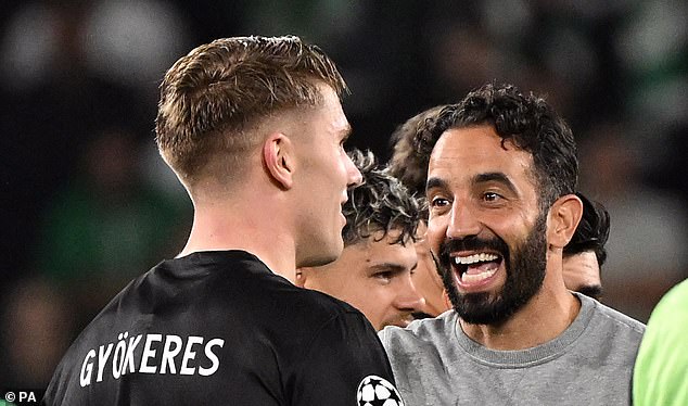 Amorim se očajao zbog ponovnog okupljanja s napadačem kojeg je trenirao u Sportingu prije nego što je portugalski prešao u Manchester United sredinom prošle sezone prošle sezone