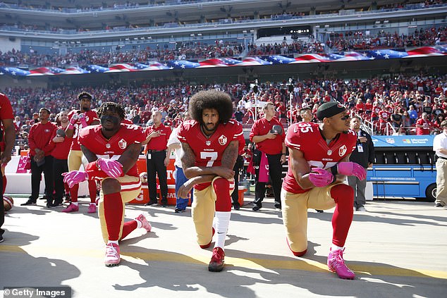 NFL zvijezda Colin Kaepernick odlučio je kleknuti tijekom igranja državne himne 2018. godine