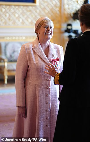 Glumica je zasjala dok je princeza Kraljevska kralja postavila zapovjednika Reda Britanskog carstva