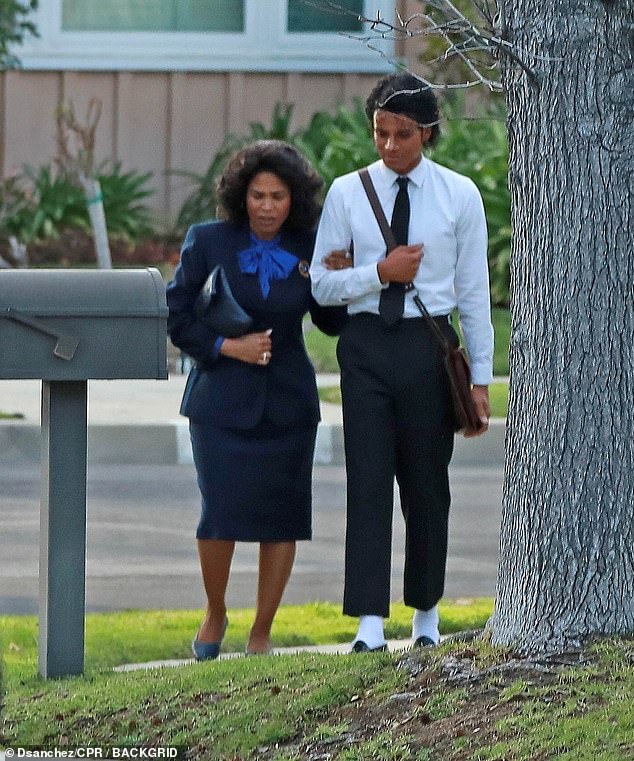 Film usmjeren na Antoine Fuqua, pod nazivom Michael, glumi nećaka pokojnog kralja popa Jaafara Jacksona u naslovnoj ulozi. Na slici s Nia Long 2024. u LA -u