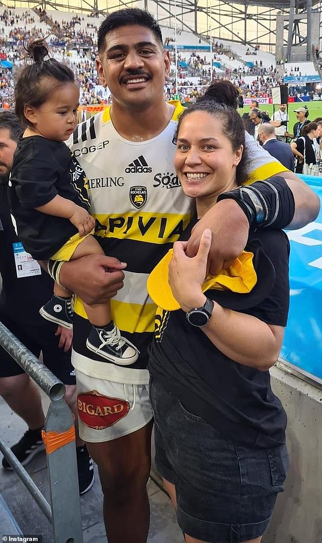 Will Skelton preselio se u Europu 2017. godine i od tada je osvojio beskrajne trofeje za Saracens i La Rochelle (na slici, sa suprugom Kate)