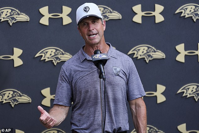 Glavni trener Ravensova John Harbaugh rekao je novinarima da će se vjerovatno polagati nekoliko tjedana