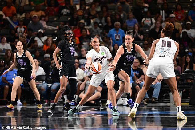 Incident se dogodio tijekom igre Atlanta Dream protiv Golden State Valkyries