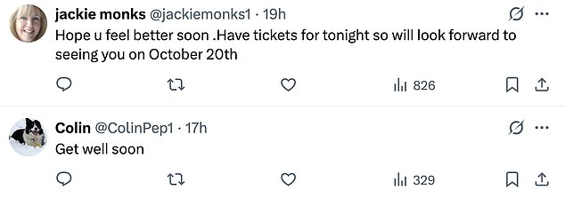 Devastirani navijači utrčali su se na komentare kako bi podijelili i zabrinutost za zvijezdu i njihovo razočaranje.