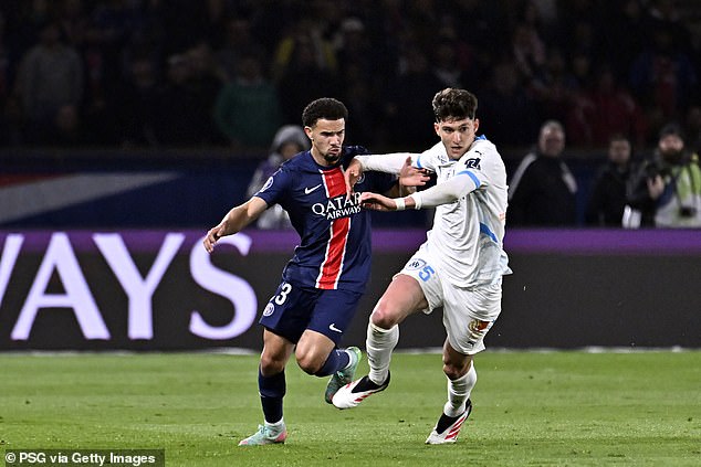 Newcastle are focusing on other centre backs including Marseille's Leonardo Balerdi (right)