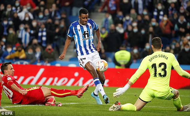 The Swede is using the facilities of Real Sociedad, for whom he scored 44 goals in three years