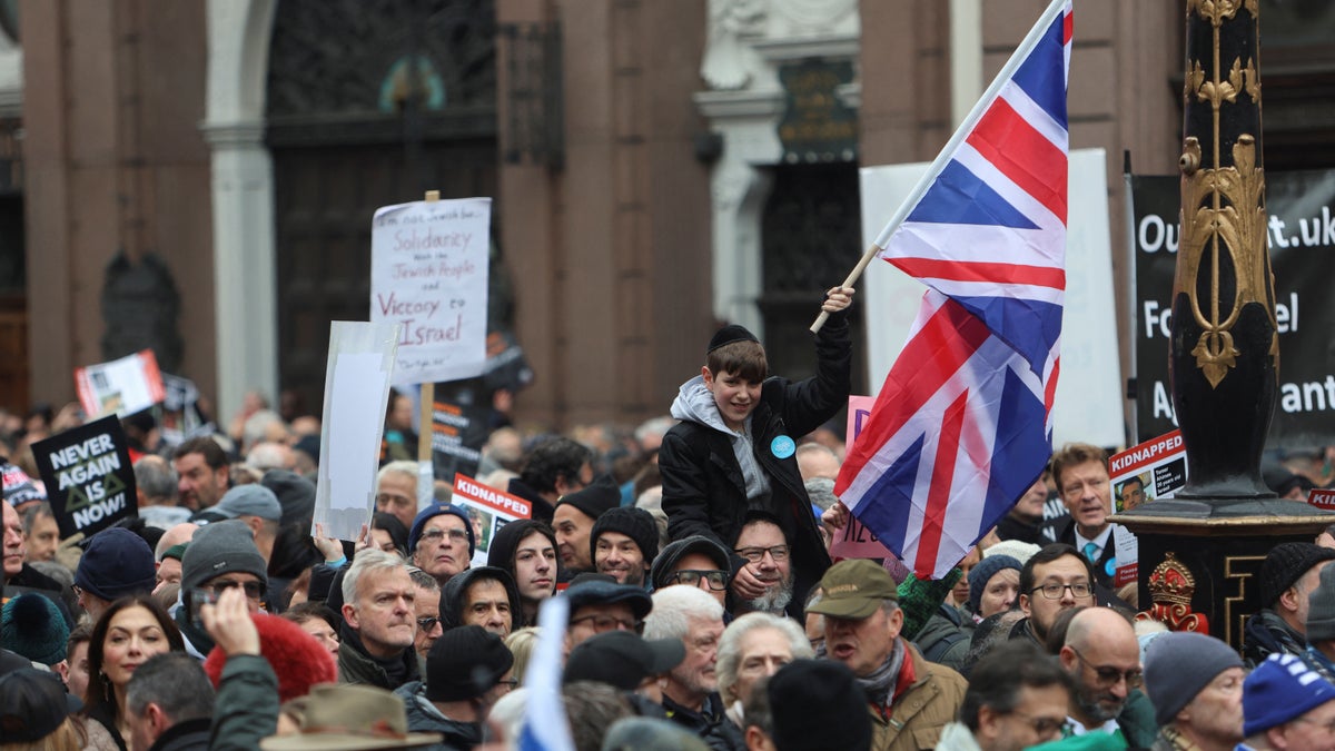 Ožujak protiv antisemitizma u Velikoj Britaniji