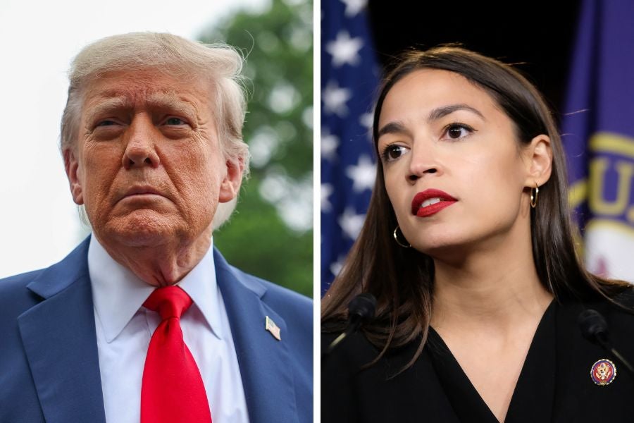Alexandria Ocasio-Cortez je Donalda Trumpa markirao kao 
