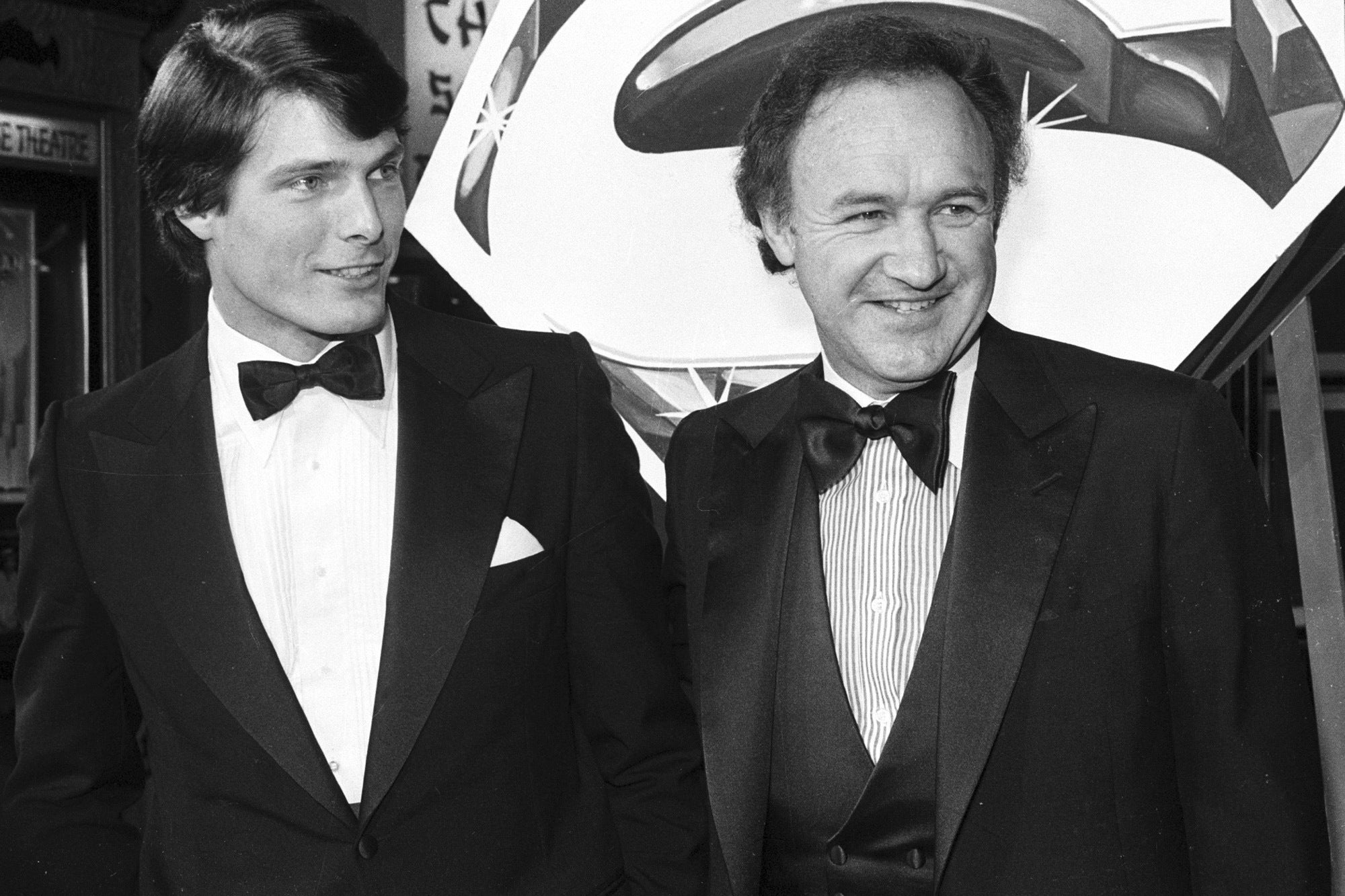 Supermanova zvijezda Christopher Reeve, lijevo, i Gene Hackman 1978