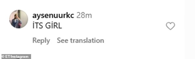 Na službenom Instagram računu ET -a, navijači su divljali s korisnikom @AySenuurkc uzvikujući:
