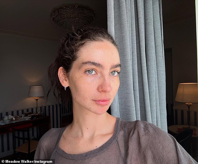 Prije dva tjedna, Paulovo jedino dijete s Babymama Rebecca Soteros - Meadow Walker (na slici 18. lipnja) - odala je počast njegovom sjećanju na Dan oca