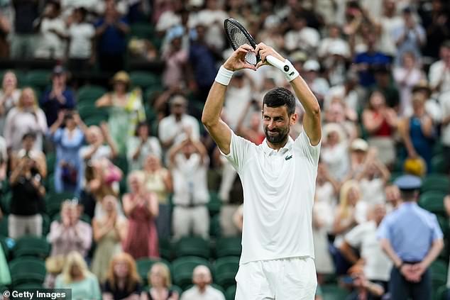Njegova potraga za 25. Grand Slam naslovom nastavit će se protiv Dana Evansa u drugom krugu