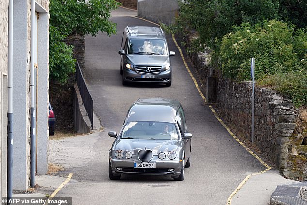 Two hearses were spotted arriving at the funeral home in the town of Puebla de Sanabria