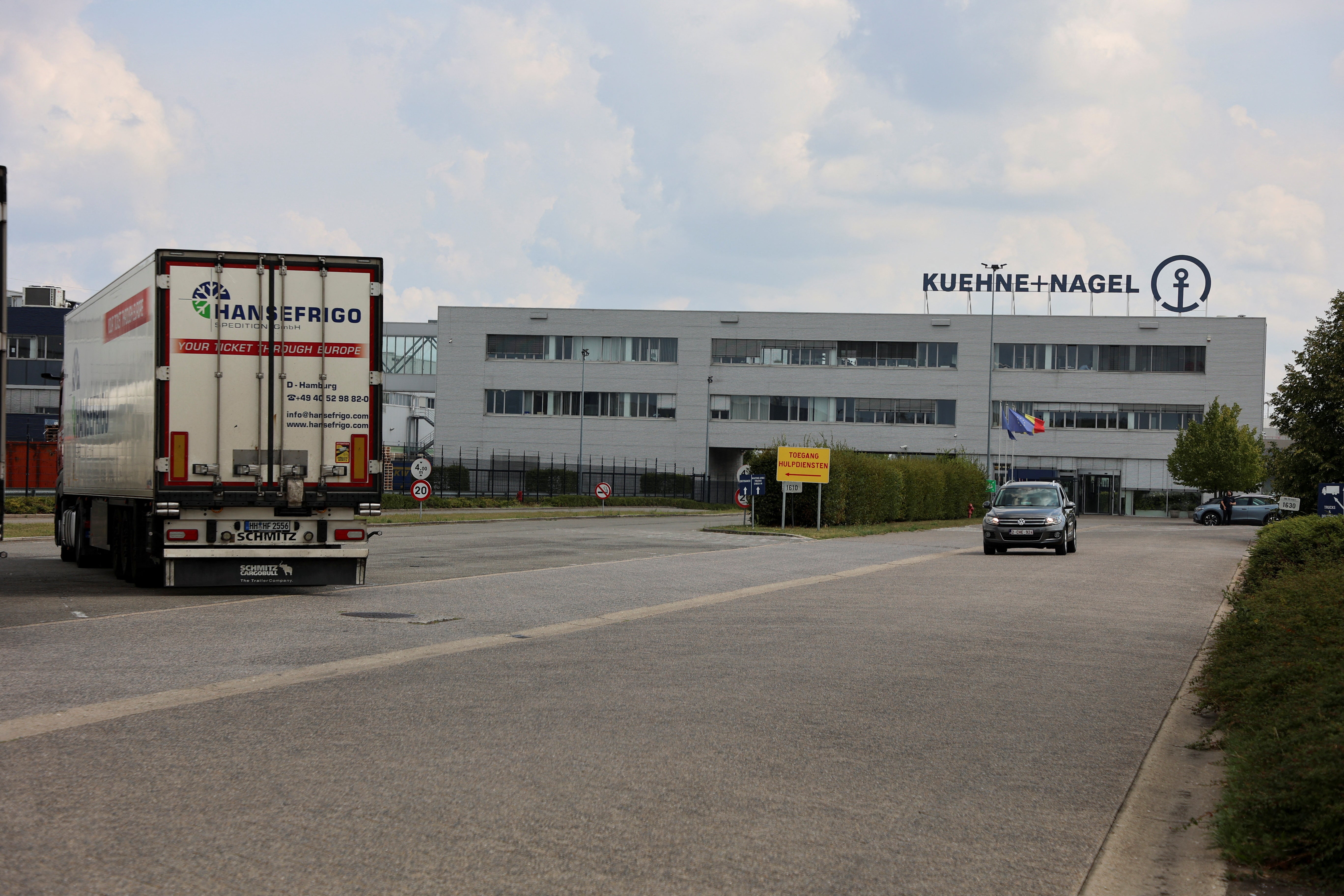 Skladište Kuehne+Nagel, u kojem se nalaze kontraceptivi financirani SAD-om u vrijednosti od gotovo 10 milijuna dolara, Geel, Belgija