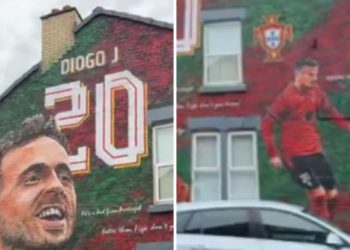 Anfield još uvijek slavi Diogo Jota: Novi freski sa svojim bratom