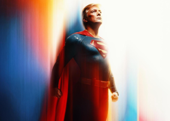 Bijela kuća nemilosrdno se rugala za objavljivanje slike Trumpa kao Supermana