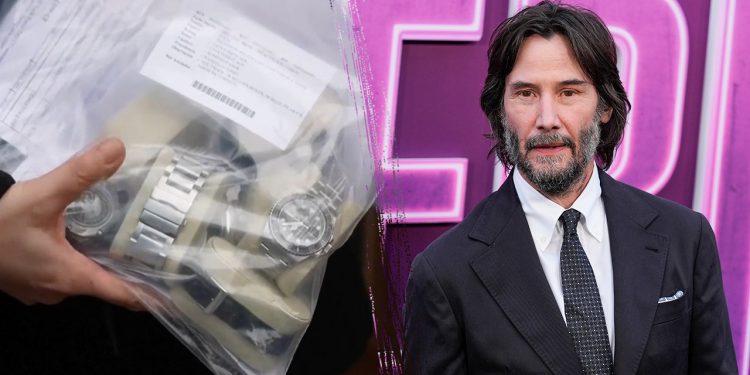 Čilejska policija predaje 125.000 dolara satova ukradenih od Keanu Reevesa do FBI -a