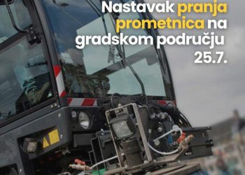 Čistoća ide dalje s pranjem prometnica; sutra je na redu Gruž