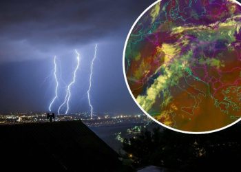 DHMZ objavio satelitsku snimku, pogledajte ovu bijelu prugu, to ide prema Hrvatskoj; Izdane posebne upute građanima