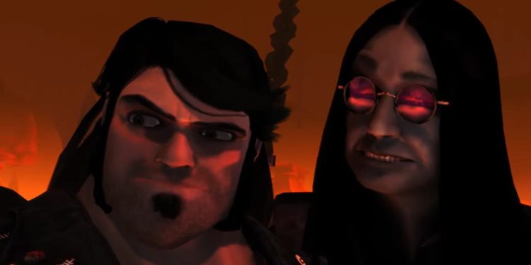 Dvostruka fine honora teške metalne legende Ozzy Osbourne čineći heavy metal video igru brütal legendu besplatno samo za 666 minuta
