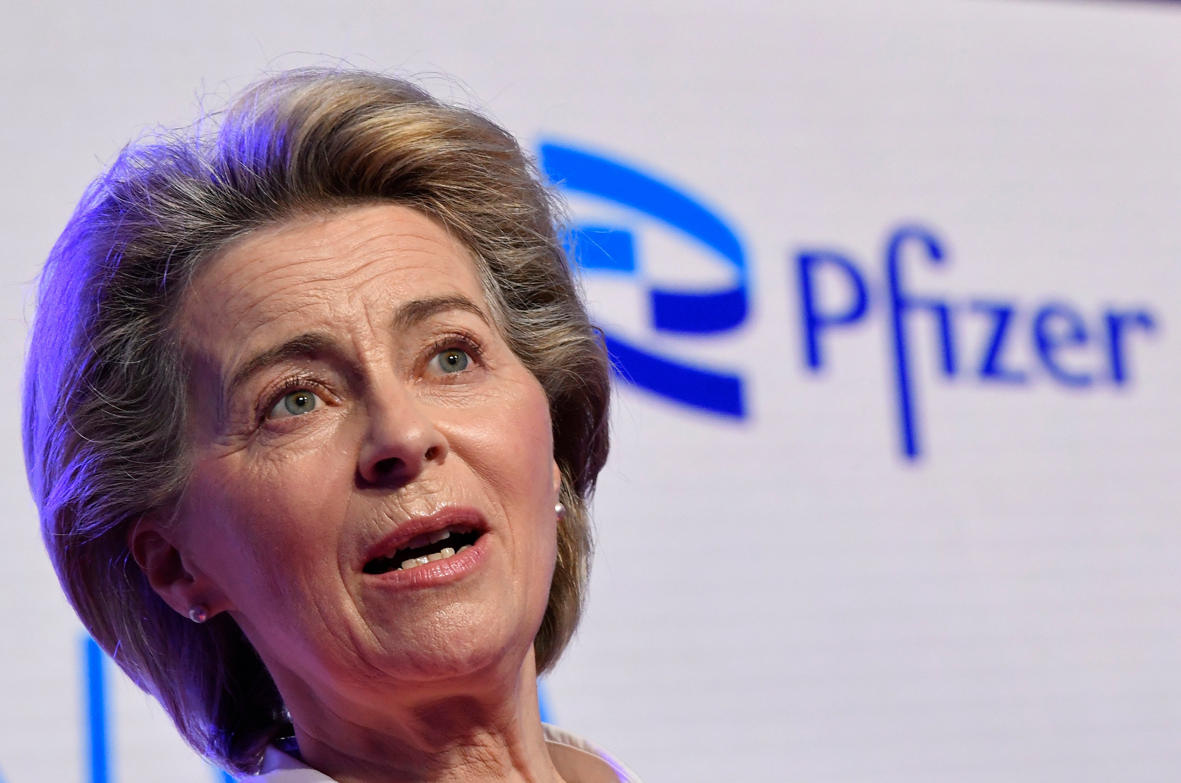 Ursula von der Leyen tijekom službenog posjeta sjedištu Pfizera u Belgiji