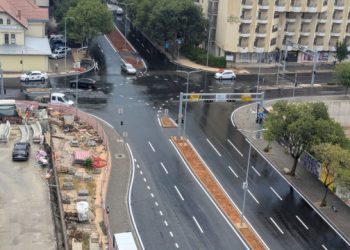 FOTO Završeno asfaltiranje raskrižja kod bivšeg hotela Ero, u tijeku završni radovi na uređenju