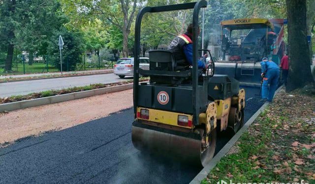 FOTO Zbog asfaltiranja raskrižja kod hotela Ero – privremene promjene u prometu od 14. do 16. srpnja