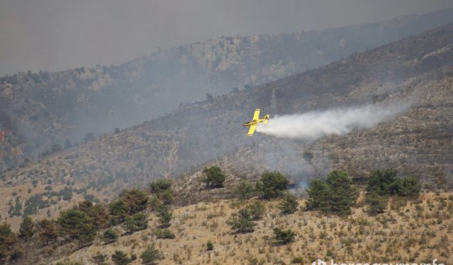 FOTO/VIDEO Veliki požar iznad Mostara: Vatra prijeti vidikovcu na Fortici