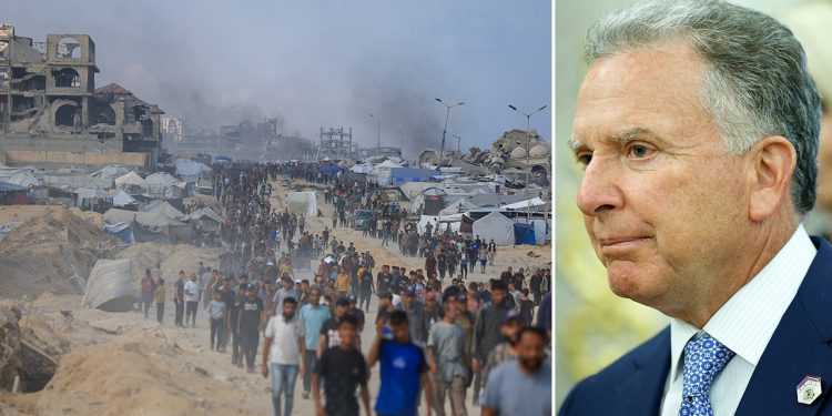 GAZA ZAKONSKI POFREFIJE pojavljuje se u blizini dok se američki izaslanik sastaje s izraelskim, katarskim dužnosnicima