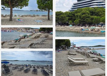 GDJE SU TI GOSTI? Ovo je plaža u špici sezone u Vodicama!