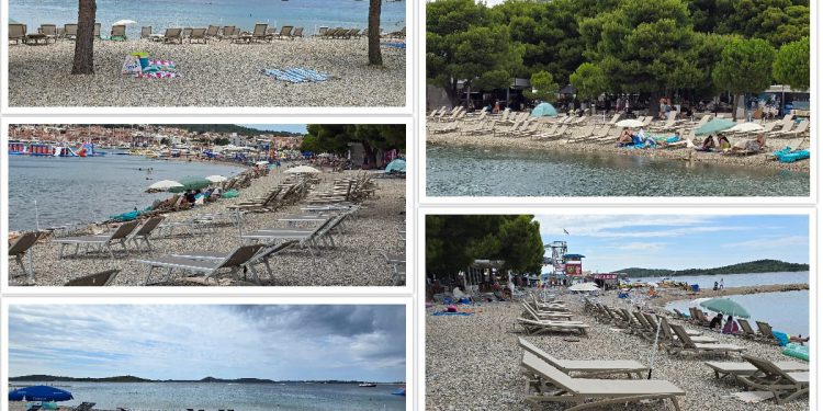 GDJE SU TI GOSTI? Ovo je plaža u špici sezone u Vodicama!